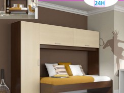 Cama Guarda-Roupa 1900 Complementa Fosco Maple Multimóveis Marrom