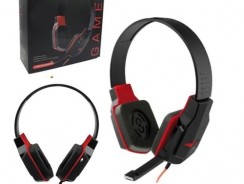 Headset Gamer Multilaser PH073 – Preto/Vermelho