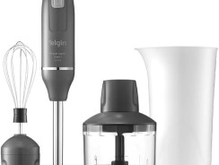 Mixer Power Inox 3 Em 1 Elgin 600w Batedor Processador 127v