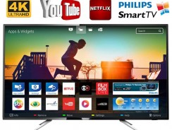 Smart TV LED 55″ Philips 55PUG6102/78 Ultra HD 4K 4 HDMI 2 USB Preta com Conversor Digital Integrado