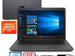 Notebook HP Core i5-7200U 4GB 500GB Tela 14” Windows 10 246 G6