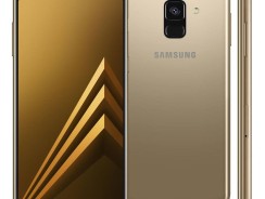 Smartphone Samsung Galaxy A8 Dourado com 64GB, Dual Chip, Tela 5.6″, Android 7.1, Câmera 16MP, Proteção IP68, Processador Octa Core e RAM de 4GB