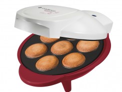 Máquina de Cupcake Cadence CUP100-127 Branca e Vermelha