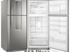 Refrigerador Electrolux Infinity DF82X Frost Free com Painel Blue Touch 553L – Inox