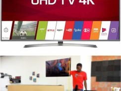 Smart TV LED 70″ LG 70UJ6585 Ultra HD 4K 4 HDMI 2 USB Prata com Conversor Digital Integrado