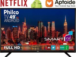 Smart TV LED 49″ Philco PH49F30DSGWA Full HD com Conversor Digital 2 HDMI 2 USB Wi-Fi