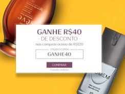 Faça Uma compra no valor de R$ 120 na Natura e ganhe R$ 40 de Desconto