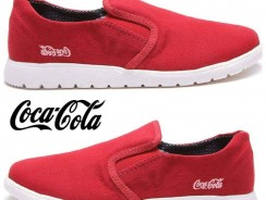 TÊNIS COCA COLA SHOES ELÁSTICO VERMELHO