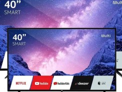 Tela 40 Pol. Full HD Com Função Smart E Wi-Fi Integrado sem Conversor Entradas HDMI + USB + RJ45 + AV Multilaser