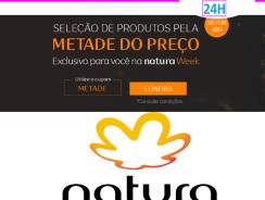 Seleção de produtos Natura METADE DO PREÇO