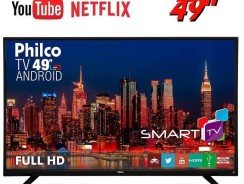 Smart TV LED 49″ Philco PH49F30DSGWA Full HD com Conversor Digital 2 HDMI 2 USB Wi-Fi