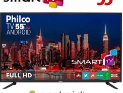 Smart TV LED 55″ Philco PH55A17DSGWA Full HD com Conversor Digital 3 HDMI 2 USB Wi-Fi