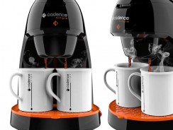 Cafeteira Elétrica Cadence Single Contrast CAF218 450W Preto/Laranja 110V