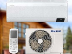 Ar-condicionado Split Inverter Samsung WindFree Sem Vento 12.000 BTUs Frio AR12AVHABWKNAZ Branco 220V