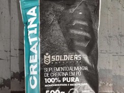 Creatina Monohidratada 500g – 100% Pura – Soldiers Nutrition