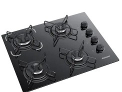 Cooktop Itatiaia Essencial 4 Bocas Vidro Preto