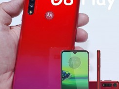 Smartphone Motorola G8 Play 32GB Magenta Tela 6,2″ Câmera Tripla 13MP Selfie 8MP Dual Chip Android 9