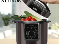 –Panela de Pressão Elétrica Eos Multicooker 5l Titanium 110v