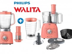 Multiprocessador de Alimentos Philips Walita – Coral + Liquidificador 5 Velocidades