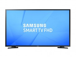 Smart TV LED 49″ Samsung UN49J5290AGXZD Full HD 2 HDMI 1 USB Preta com Conversor Digital Integrado