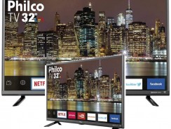 Smart TV LED 32″ Philco PTV32G50SNS HD Conversor Digital Integrado 2 HDMI 1 USB Wi-Fi com Netflix Áudio Dolby