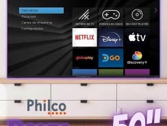 Smart TV Philco PTV50G7ER2CPBL 50” Dolby Audio 4K Led