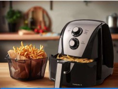 Fritadeira Elétrica sem Óleo/Air Fryer Mondial – Family AFN-40-BI Preto 4L com Timer-.