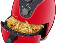 Fritadeira Elétrica Air Fryer 4l 1500w Multilaser Vermelha – Ce083/Ce084