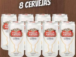 Cerveja Stella Artois Puro Malte – Premium American Lager 8 Unidades Lata 269ml