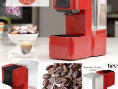 Cafeteira Expresso Automática POP Tres Corações 110V – Vermelha