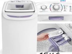 Lavadora de Roupas Electrolux Turbo Economia LTD15 – 15Kg Programa Rápido 25 Minutos