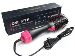 Escova Secadora Alisador Elétrica Quente Cabelo Com 3 Em1 Hair Styler JORGE APENAS 110V