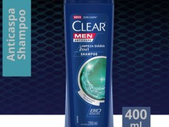 Shampoo Anticaspa Clear Men Limpeza Diária 2 em 1 – 400ml