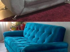 Sofá 3 Lugares Revestimento Suede Larissa Style – Linoforte