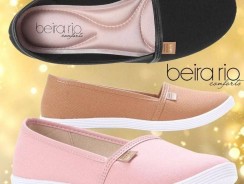 Tênis Slip On Beira Rio Liso Feminino