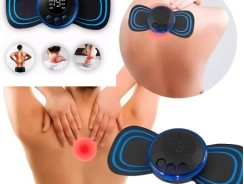 Mini Massageador Elétrico Portátil Cervical EMS