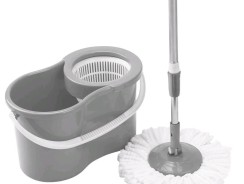 Balde Mop Giratório Centrífuga 9 Litros 360 Spin Mop