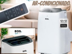 Ar-condicionado Portátil 12000 Btus Eos Slim Eap12f 220v