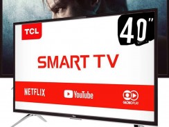 Smart TV LED 40” TCL L40S4900FS Full HD com Conversor Digital 3 HDMI 2 USB Wi-Fi