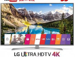 Smart TV LED 55″ LG Ultra HD 4K 55UJ6545 com Conversor Digital 4HDMI 2 USB Painel Ips Hdr e Magic Mobile Connection