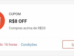 Super Cupom Shopee: R$ 8 Off em Compras a Partir de R$ 20