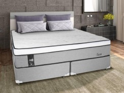 Cama Box King Size (Box + Colchão) Sealy – Molas Ensacadas/Pocket 32cm de Altura