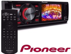 DVD Player Automotivo Pioneer DVH-7880AV 1 Din 3 Pol USB AUX MP3 CD WMA AM FM RCA Controle