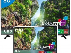 Smart TV LED 50” Philco 4K/Ultra HD PTV50F60SN – Conversor Digital Wi-Fi 3 HDMI 1 USB