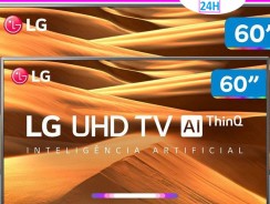 Smart TV 4K LED 60” LG 60UM7270PSA Wi-Fi HDR – Inteligência Artificial Controle Smart Magic