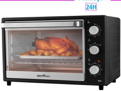 Forno Elétrico 32L Britânia – 1500W de Potência, Timer de até 60 Minutos, Desligamento Automático, Funções Manter Aquecido e Dourar, 2 Resistências