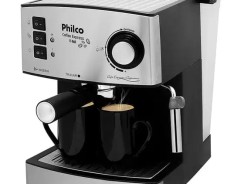 Cafeteira Philco Coffee Express 15 Bar Filtro Permanente Cor Preto/Prateado