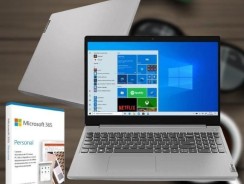 Notebook Lenovo IdeaPad 3i Celeron 4GB 128GB SSD + Microsoft 365 Personal – Windows 11 15.6′ 82BU0008BR Prata