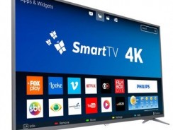 Smart TV LED Philips 55” 4K UHD 55PUG6513/78 Prata