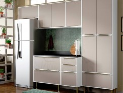 Cozinha Compacta Multimóveis Paris com Balcão – 11 Portas 4 Gavetas